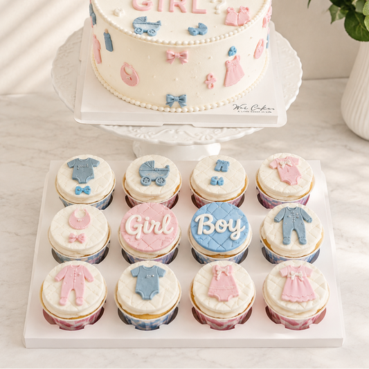 Gender Reveal Cupcakes
